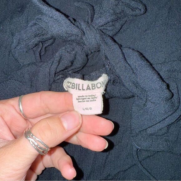 Billabong Black Mini dress size large - Picture 2 of 6